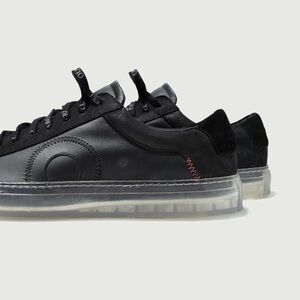 Oliver Cabell Black and Clear Sneakers
